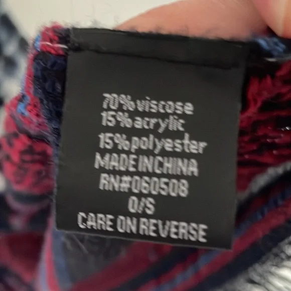 Angie Tie Dye Kimono Wrap One Size - Picture 7 of 7